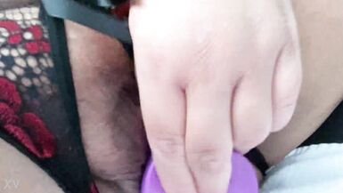 Cumming and creaming on my favourite dildo