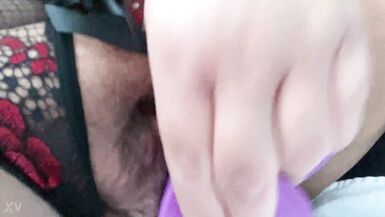 Cumming und Creaming auf meinem Lieblingsdildo