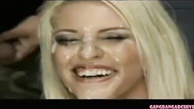 Gangbang Archive Blonde salope orgie - 9 image