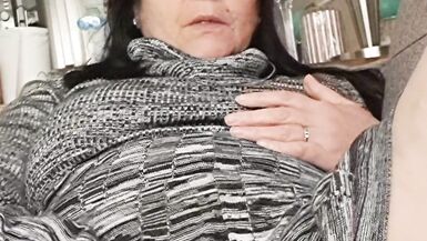 mature milf masturbation under dress - 3 image