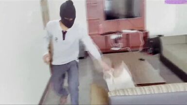Burglar Fucked a Chubby Housewife In Tight Pussy! - 2 image