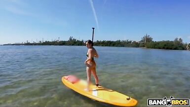 CUM INSIDE MY BEST FRIEND CHEATING GIRLFRIEND ON VACATION - 6 image