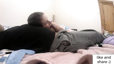 HE SUCKS MY COCK AND CLIMBS ON MY FAT VENOUS COCK TO FEEL IT AND COME BACK SEVERAL TIMES UNTIL I GET ALL THE CUM - 2 image