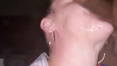 Throat Load- Neighbor’s Wife Sneaks out to Swallow BBC - 11 image