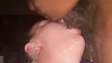 Throat Load- Neighbor’s Wife Sneaks out to Swallow BBC - 13 image
