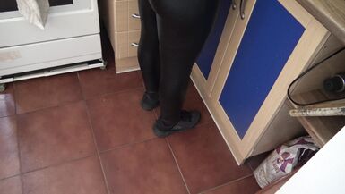 perverted stepson begged me to see me piss from my hairy pussy - 14 image