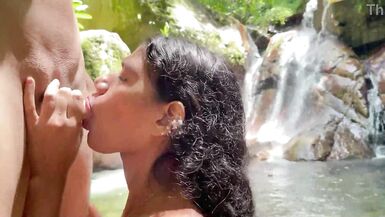 Unknown Latina girl gets fucked in the woods while she is lost HL - 5 image