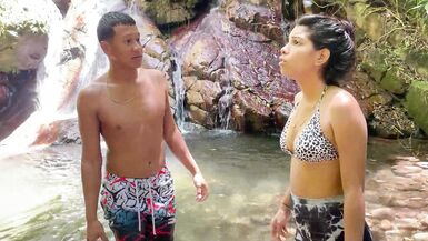 Unknown Latina girl is fucked in the woods while she is lost - 2 image