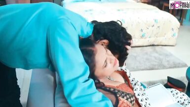 Indian hot bhabi seduced by watchman and fucked very hard in her bedroom when husband is not at home real hardcore sex video with clear Hindi audio - 6 image