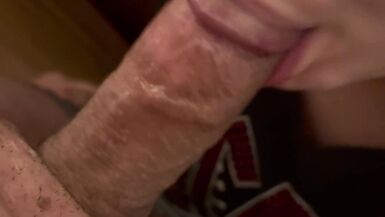 Let him cum in my mouth before Dinner