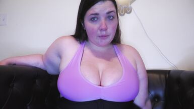 BBW mommy joi pov tit worship up close - 5 image