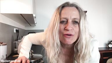 Hot fisting experience in the kitchen in private - 12 image