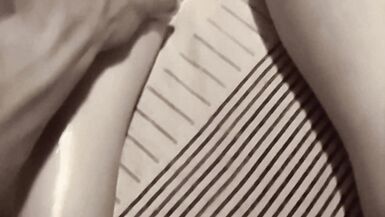 Feet, dick and ass. The hand that caresses is the same one that slaps