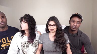 Casting Desperate Amateurs Crimson Hollee Misty Isabella having their tight pussies banged rough - 14 image