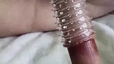 Hand made toy vs my slut pussy - 1 image