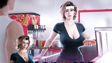 Halka açık bir yerde üvey annemin göğüslerine boşalmak - 3D Hentai Animated Porn With Sound - APOCALUST - 2 image