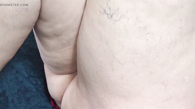 Un étranger remplit ma chatte de sperme et je lutilise comme lubrifiant pour me masturber à la maison - busty bbw ssbbw - cheating wife stranger creampie - 10 image