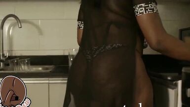 regarder ma femme au gros cul baiser une grosse bite à cause de ma dette - 2 image