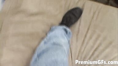 Горячая MILF трахается с молодым парнем в POV - 14 image
