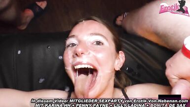 Fête du sexe amateur allemande avec beaucoup de sperme, de jouissance et dinsémination - 12 image