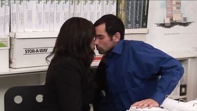 Busty Milf Fucks Her Employees - 3 image