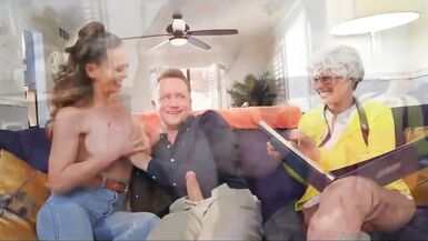 Sneaky Mom Gets Fucked Next To Grandma - 13 image