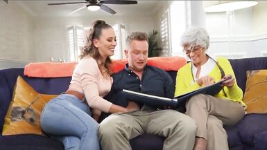 Sneaky Mom Gets Fucked Next To Grandma - 6 image