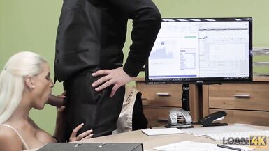 LOAN4K. Charmer didnt expect the banker to ask her toget XXX - 12 image