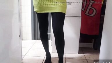 the saleswoman in the room