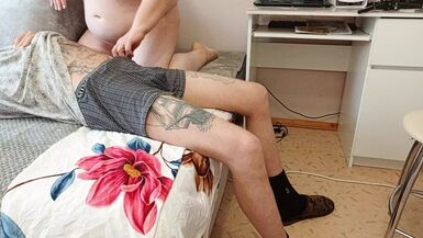 von Stiefmutter Blowjob und Schwanz Masturbation zu Cumshot