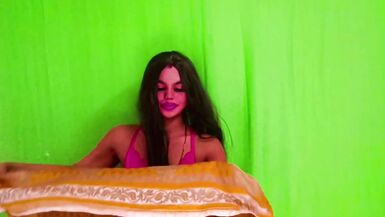 Indian Bhabhi's was fucked hard by photographer in between a saree photoshoot - 2 image