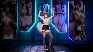 XXX Gameplay - Sexy Teen Striptease And Dancing Naked - Hentai Game - 1 image