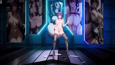 XXX Gameplay - Sexy Teen Striptease And Dancing Naked - Hentai Game - 11 image