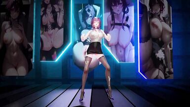 XXX Gameplay - Sexy Teen Striptease And Dancing Naked - Hentai Game - 5 image