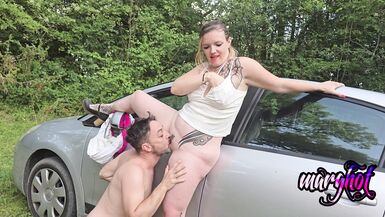 A milf slut gets fucked on that car in all positions - 7 image