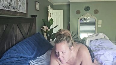 I love riding my married neighbor until he fills my fertile pussy with a big load - 12 image