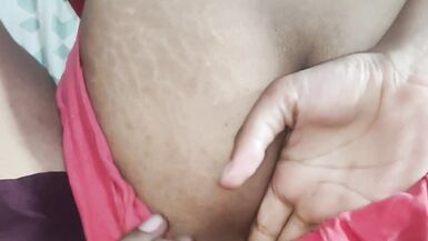 Little Indian stepsister massages me and it goes wrong