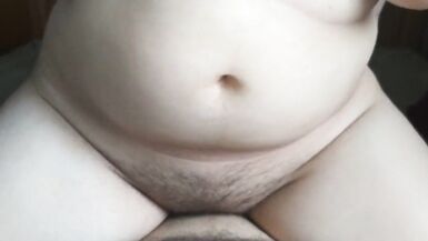 MILF with big boobs rides my cock and gets a huge creampie! - 7 image