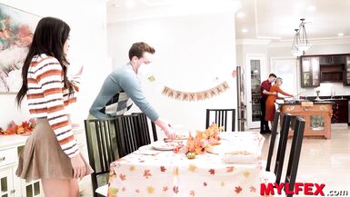 Mylfex - Close Family Celebrates with Dinner - 5 image