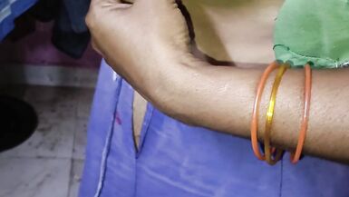 The south indian bhabhi self enjoying with brinjals - 2 image