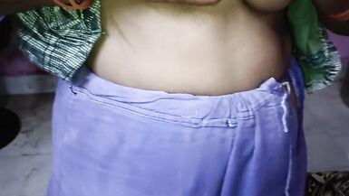 The south indian bhabhi self enjoying with brinjals - 3 image