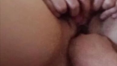 Wife fingers herself and is fingered by work colleague