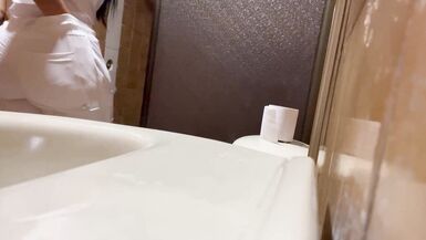 HOT Nurse Girl Bathroom Cam - 7 image