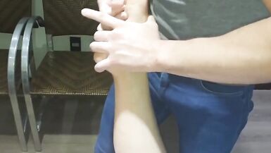 Real Amateur Homemade Muscle Man Massage My Wife Karina and Lucas - 15 image