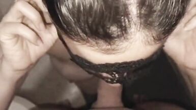I saw my stepbrother in the shower and I couldn't hold back the urge to give him a blowjob - 3 image
