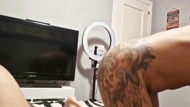 Eating His Cock up to His Balls! - 2 image