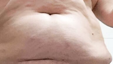 Wife cleaning her hairy pussy - 6 image
