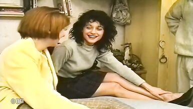 Two housewives getting plowed at home