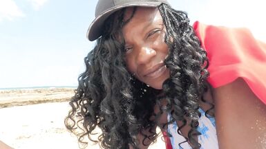 Black MILF Gets Picked up at the Beach