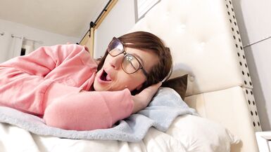 Stepdad, Wife and Stepdaughter all sharing same bed. Leaving them BOTH Creampied. - 14 image